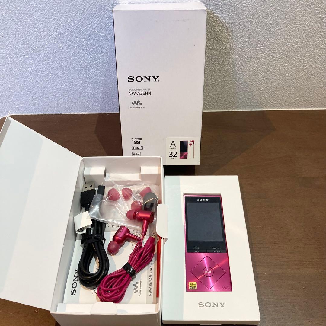 ★美品★ ソニー ウォークマン NW-A26HN 32GB イヤホン付