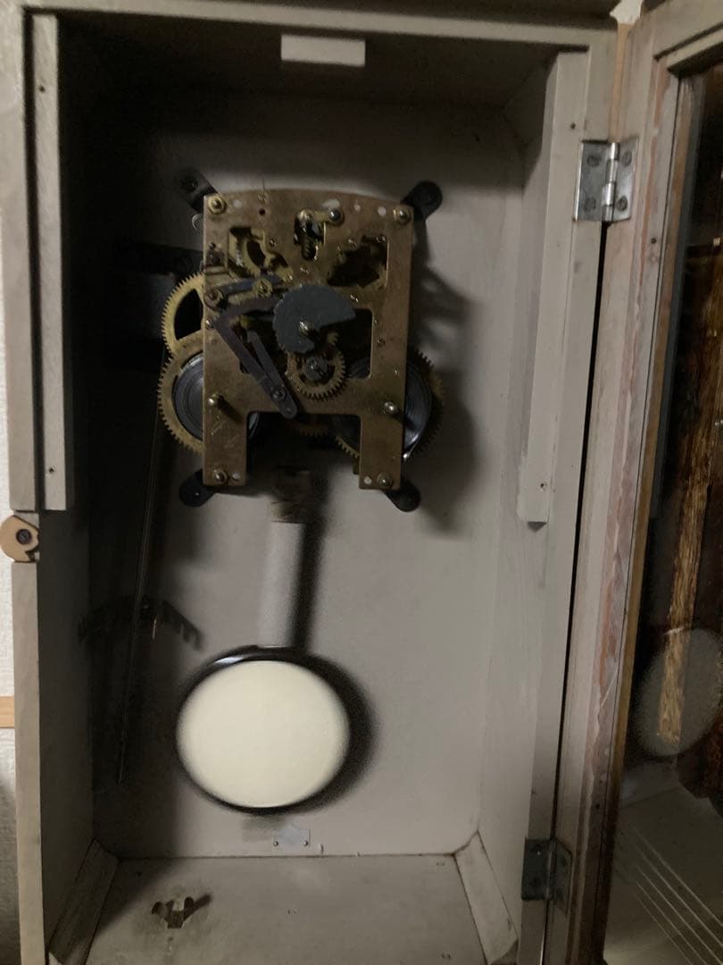 SEIKOSHA アンティーク柱時計14日巻 昭和レトロ 稼働中