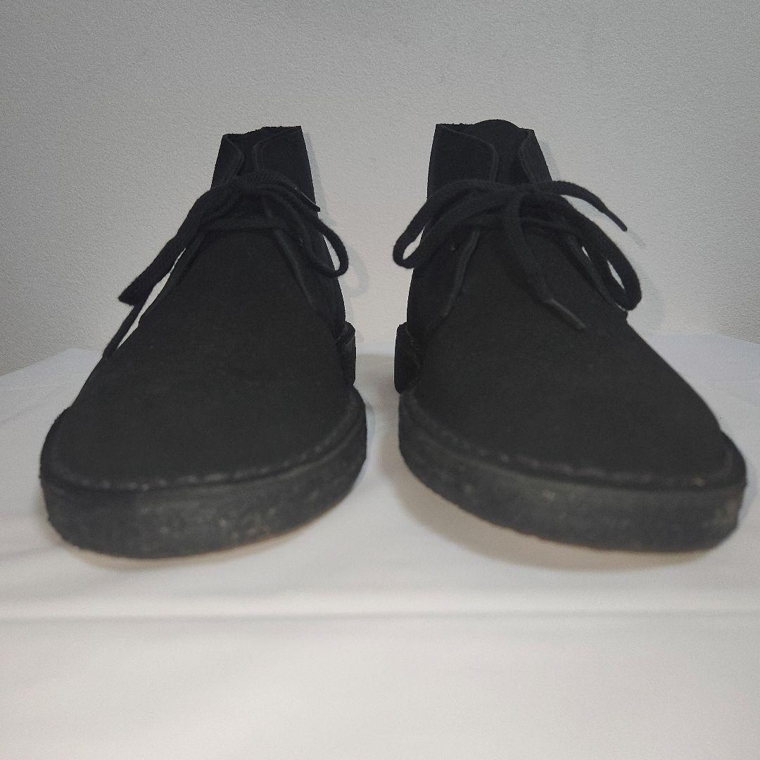 【美品】クラークス デザートブーツ スウェード ブラック 25.5