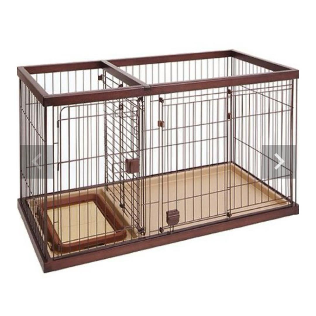 送料込み 美品！1週間使用petio トイレのしつけができるドッグルームサークル