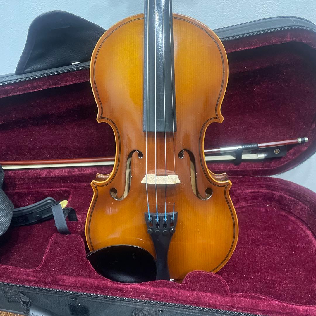 木曽鈴木バイオリン3/4サイズ ケース・弓・マツヤニ・KUN肩当て付き