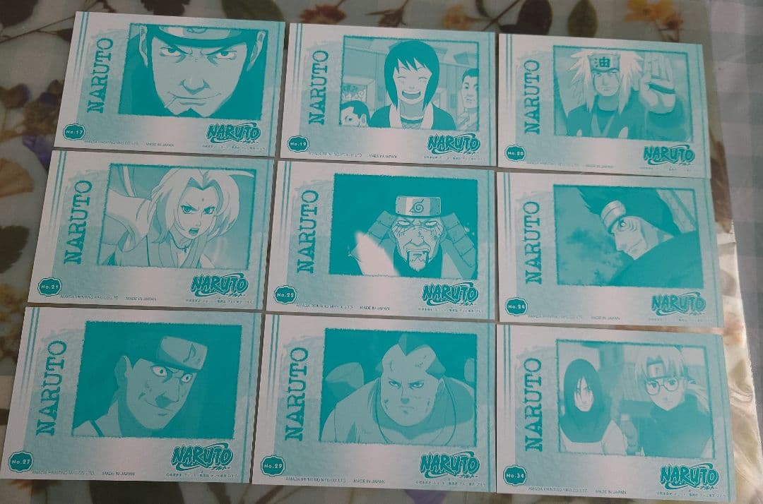 NARUTO ナルト ブロマイドカード 29枚