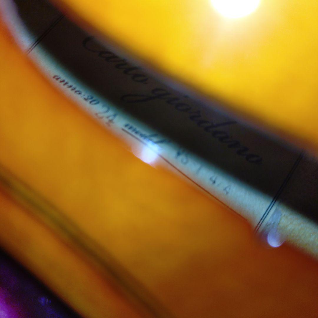 バイオリン　カルロジョルダーノ4/4 VS-1　2024年ほぼ新品ケース付き