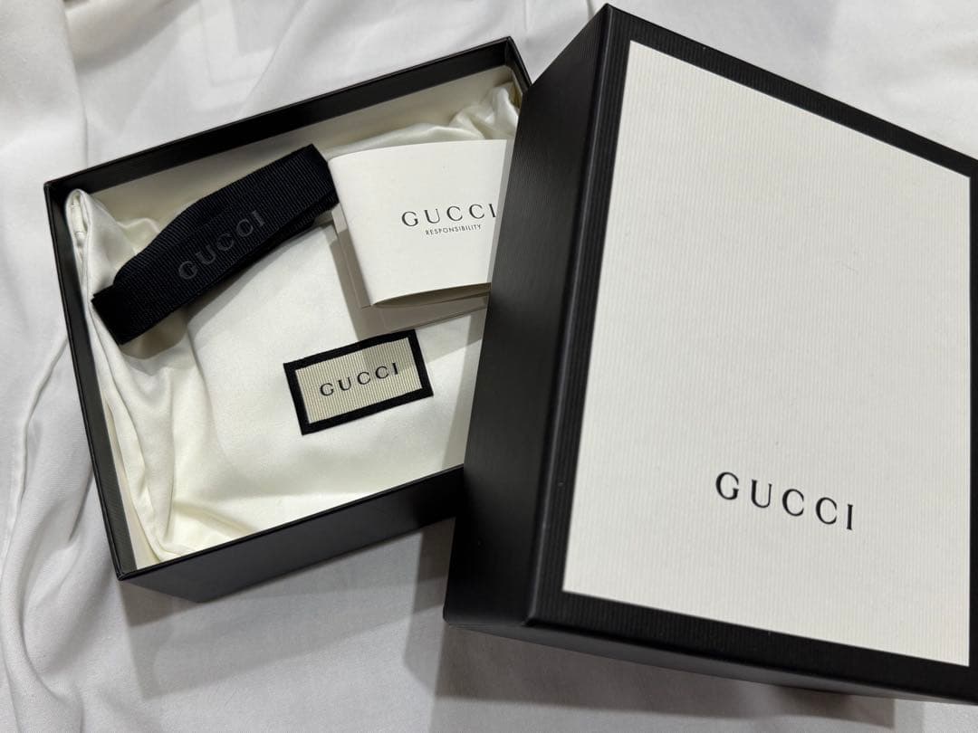 GUCCI グッチ GG マーモント 3つ折り コンパクト ベージュ