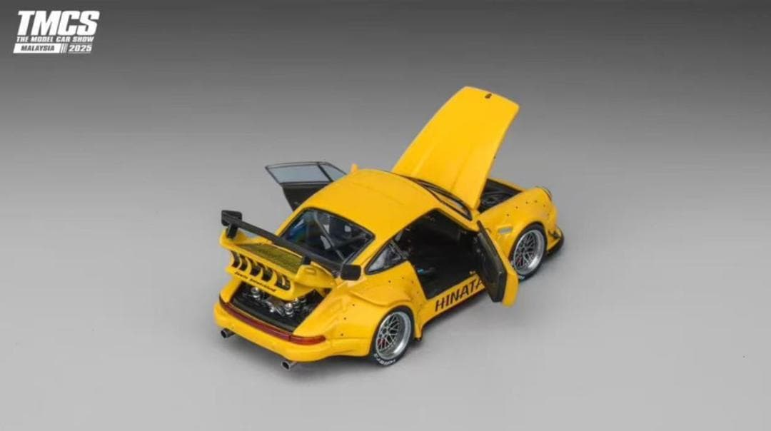 PGM 1/64 ポルシェ RWB 930 フル開閉モデル イエロー 限定