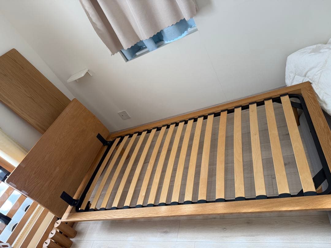 無印良品　ベッドフレーム　シングル　オーク