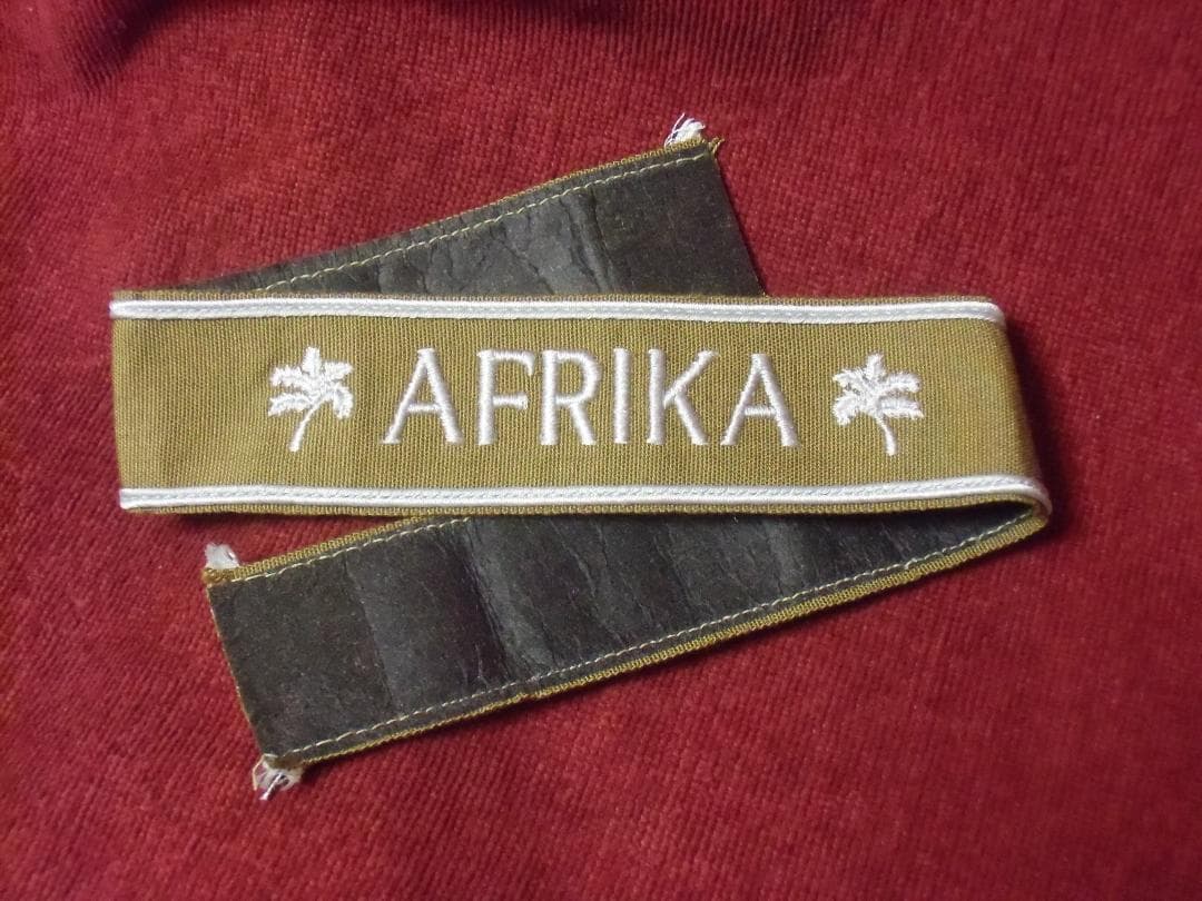 ＢＷドイツ軍/連邦軍＊１９５７年制定＊ＡＦＲＩＫＡカフタイトル（実物）