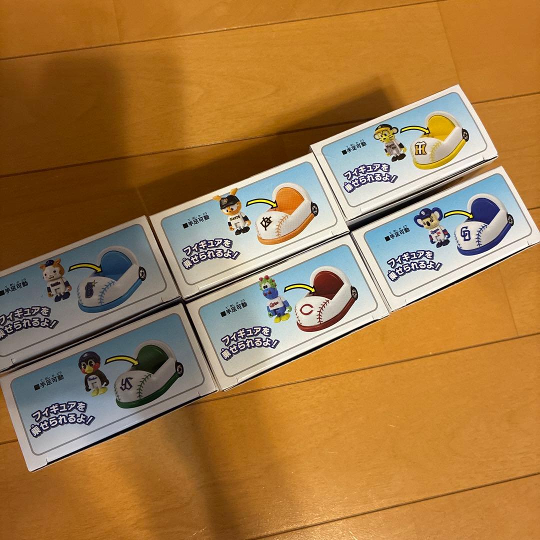 プロ野球チームキャラクター ミニカー 6体セット