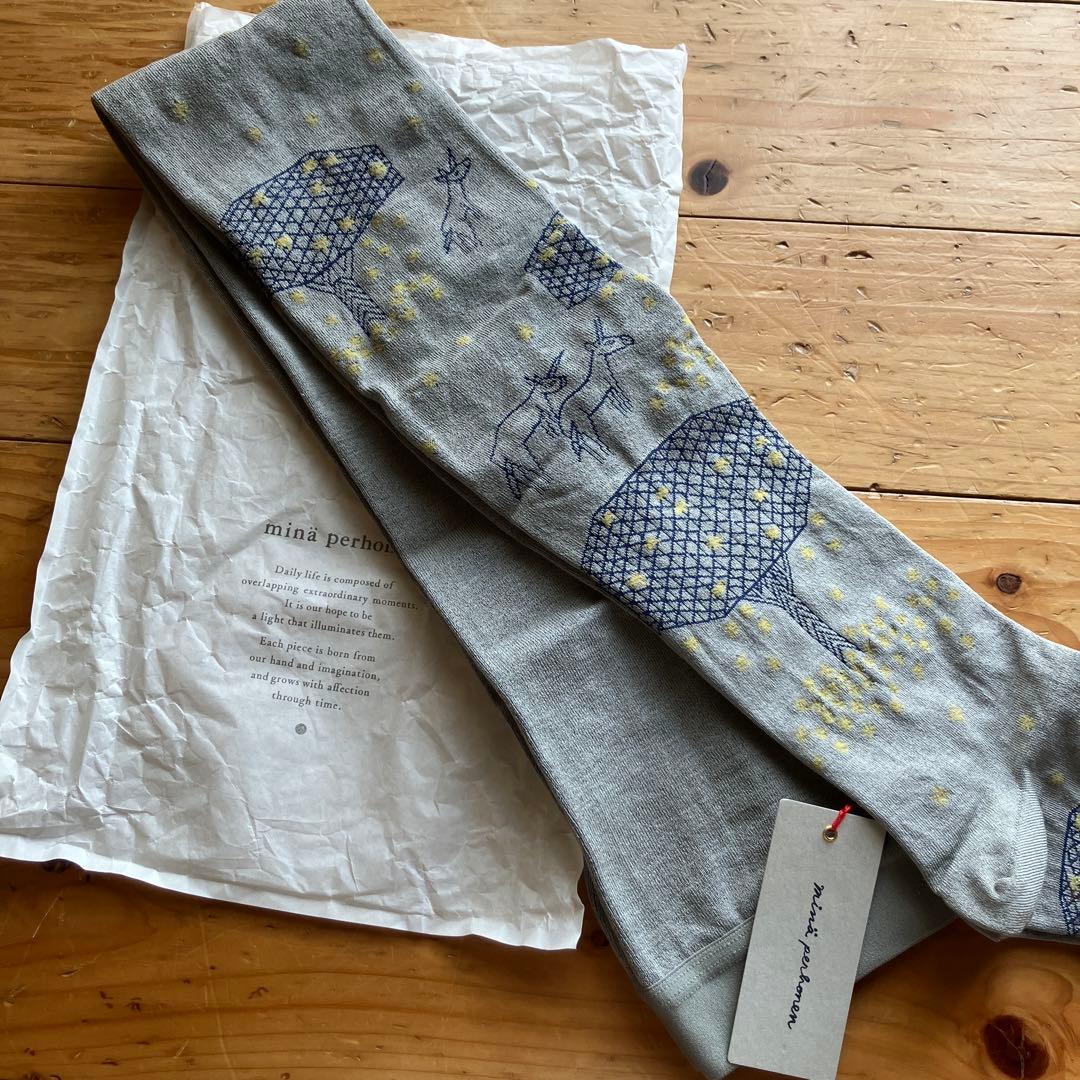 mina perhonen mori no hoshi ライトグレー 36-38