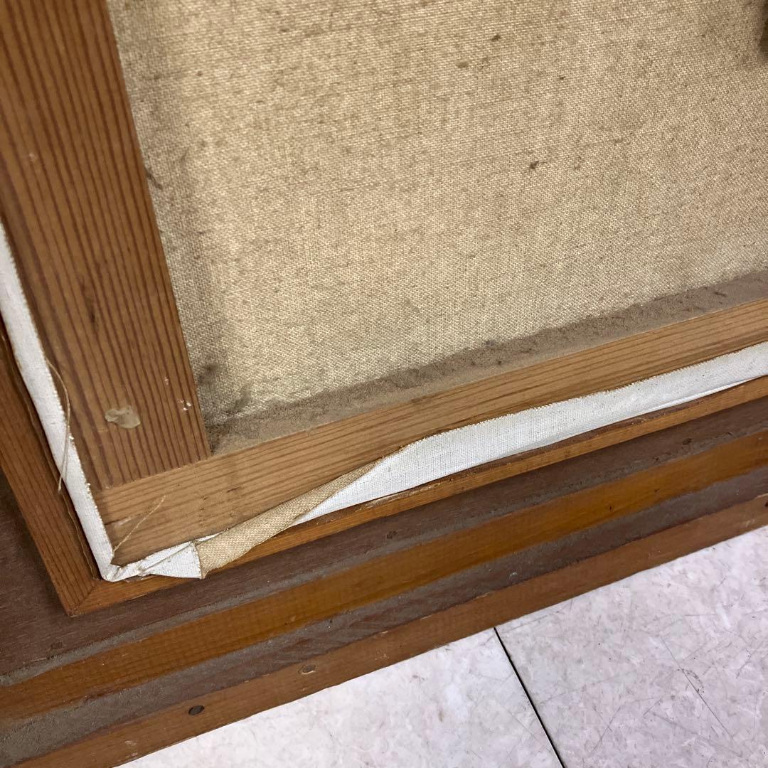 アンティーク 街並み 油彩画 油絵 風景画 絵画 額縁 アート 美術 芸術