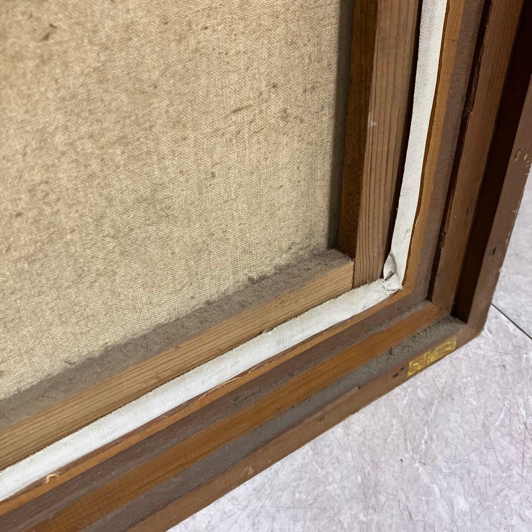 アンティーク 街並み 油彩画 油絵 風景画 絵画 額縁 アート 美術 芸術