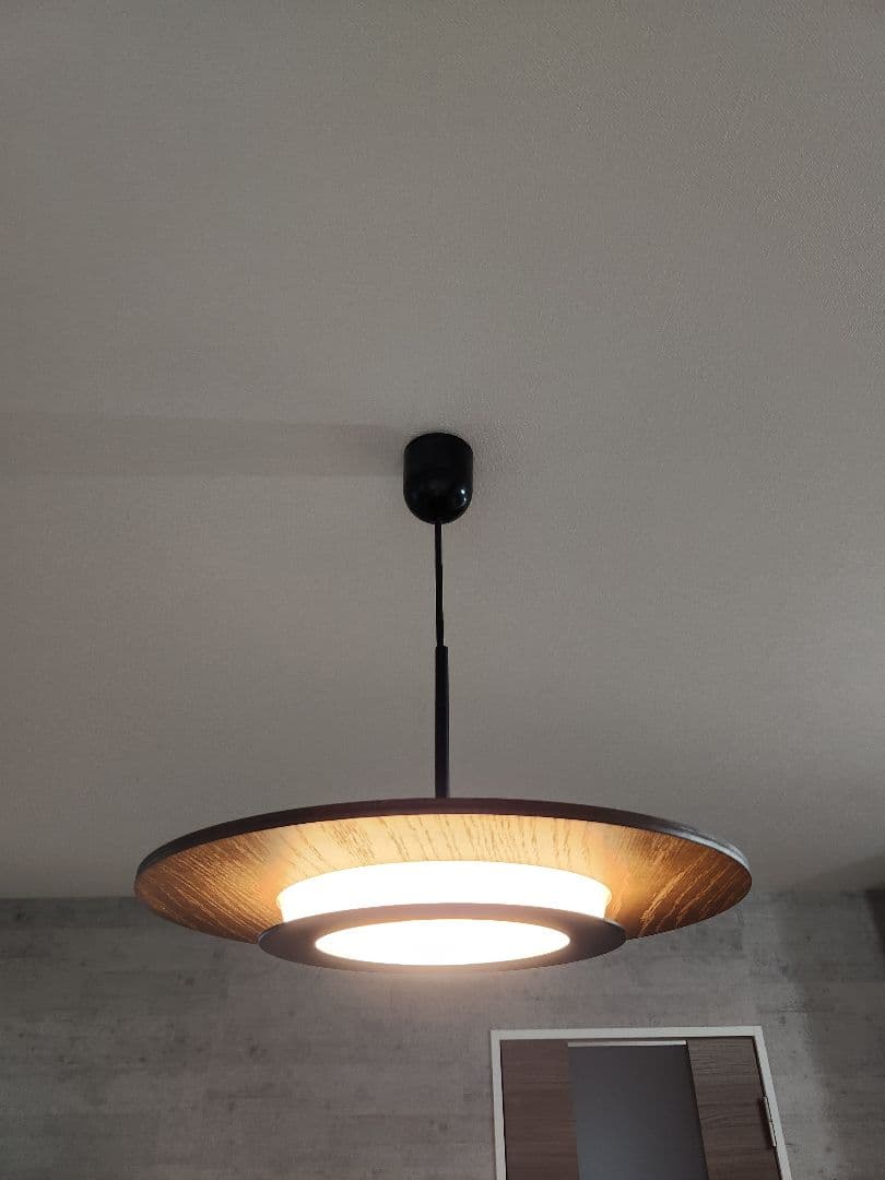 【美品】LEDペンダントライト/木製/DAIKO[DXL81411]