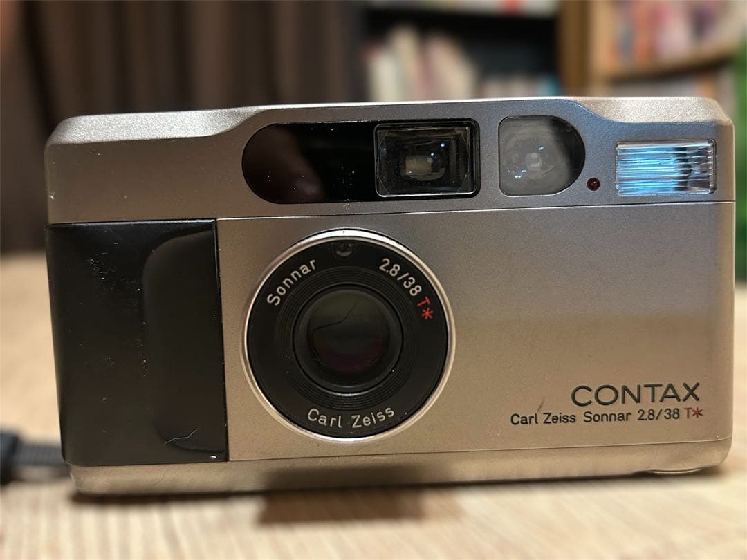【良品】CONTAX T2　チタンシルバー　作例有