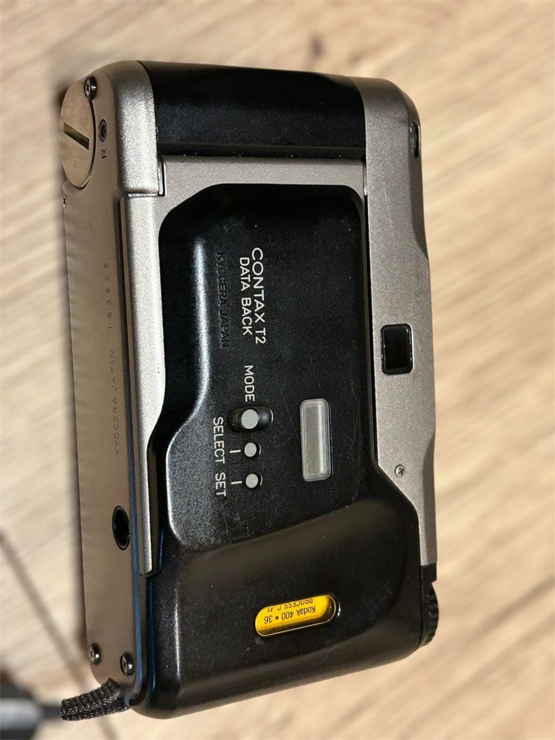 【良品】CONTAX T2　チタンシルバー　作例有