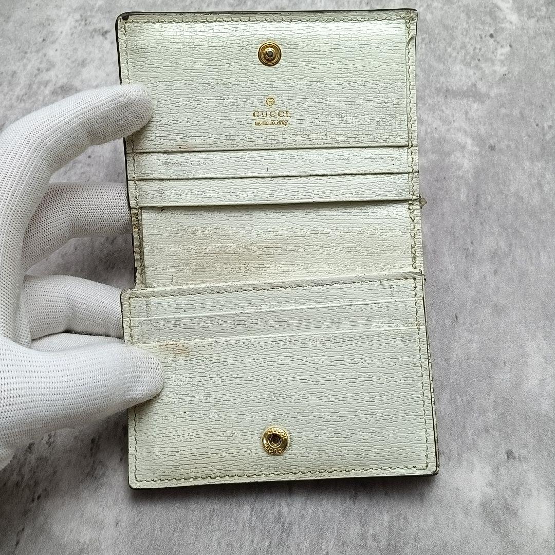 美品 限定 GUCCI タイガー ホースビット コンパクト財布 フローラ