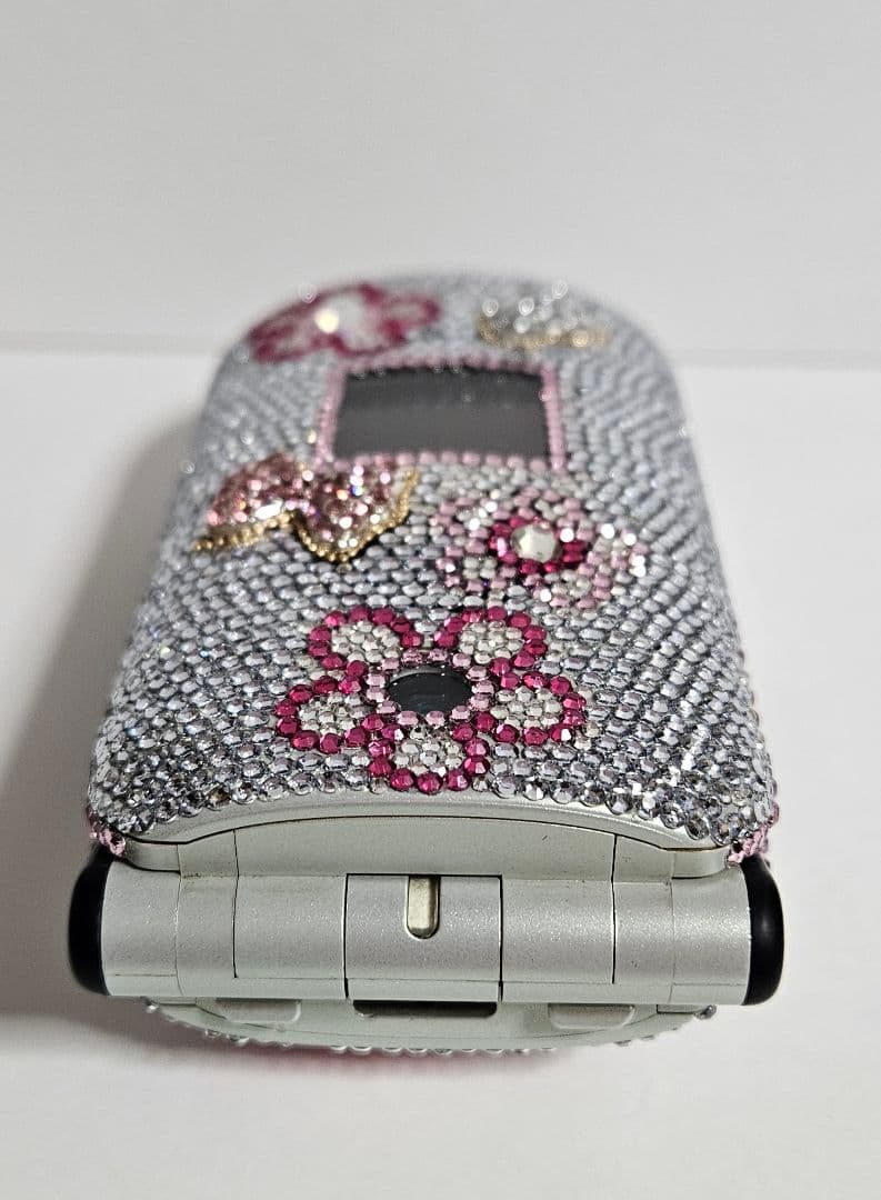 【フラワー①】デコ電/平成レトロ/ガラケー/ギャル/GAL/キティ/凸電