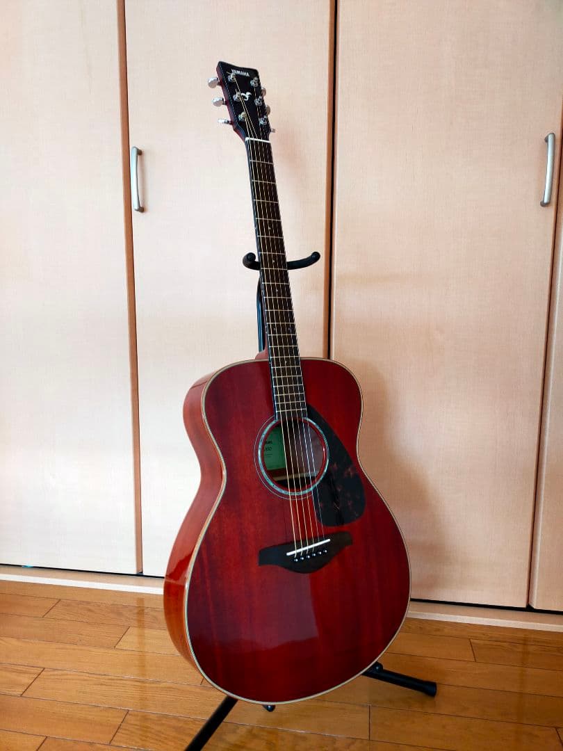 美品！YAMAHA FS850 オールマホガニー アコギ 牛骨仕様！弦高調整済！