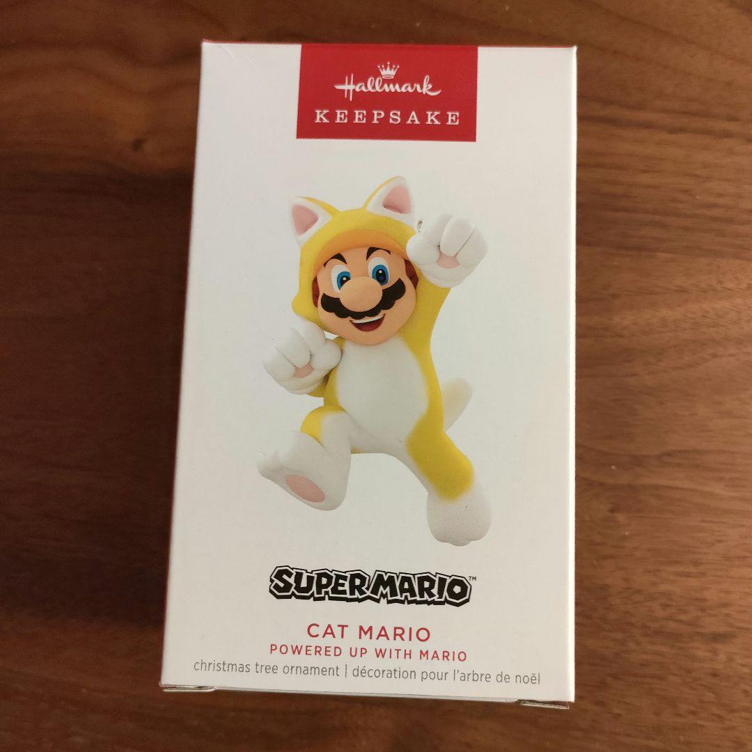 Hallmark スーパーマリオ ネコマリオ クリスマスオーナメント