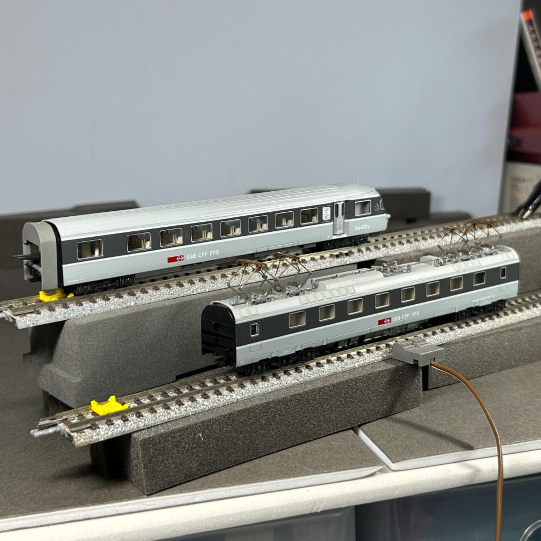 KATO SBB CFF FFS RABe ”ユーロシティ”6両セット 動作良好