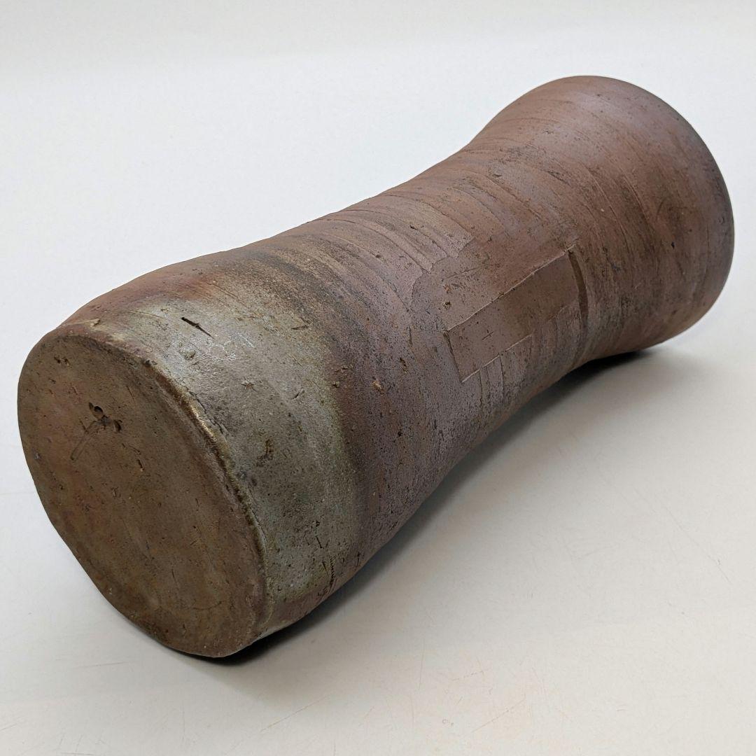 伝統工芸士 高原敏 備前焼 細水指C 共箱共布栞 水差し 抹茶道具 茶器 食器