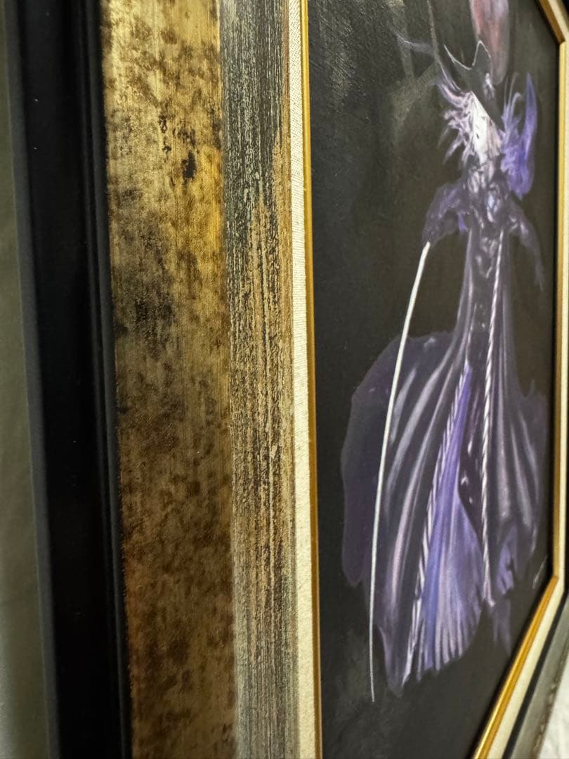 天野喜孝/戦士画/F10号/絵画/額縁/油彩画/肉筆/手書き