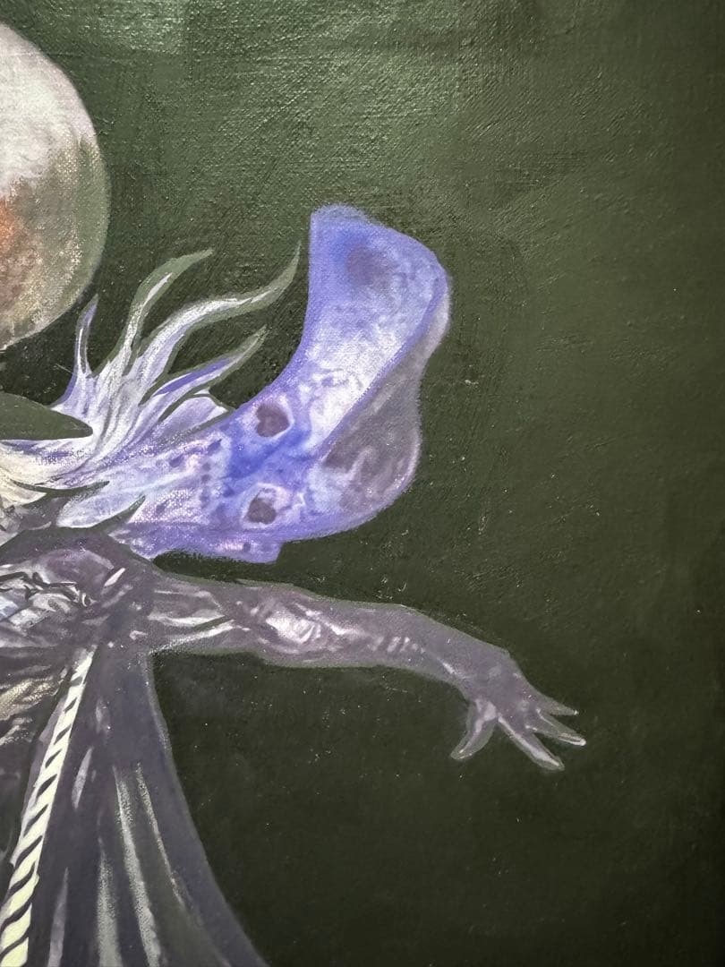 天野喜孝/戦士画/F10号/絵画/額縁/油彩画/肉筆/手書き