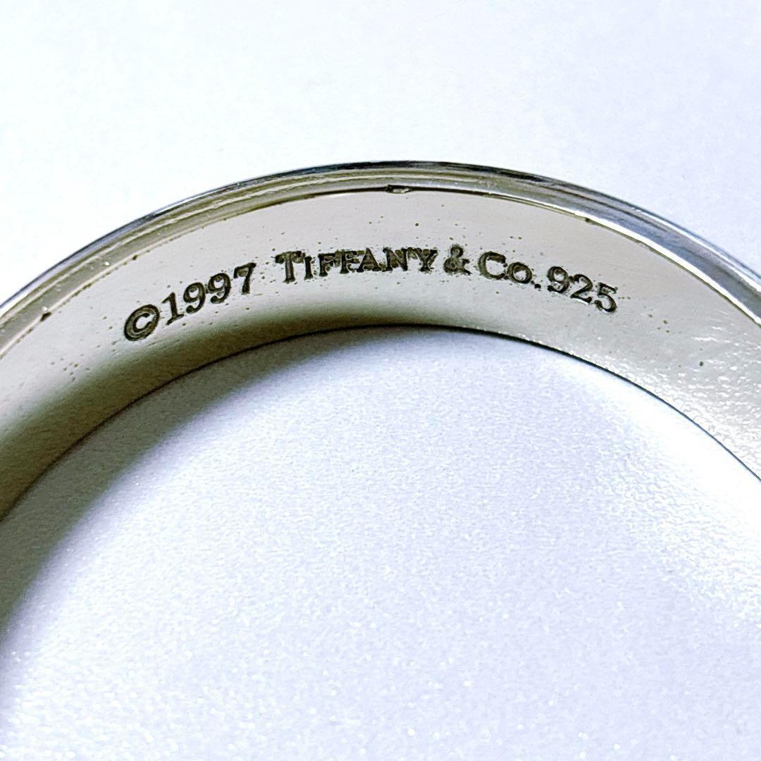 【美品】Tiffany ティファニー ナロー カフ ワイド バングル SV925
