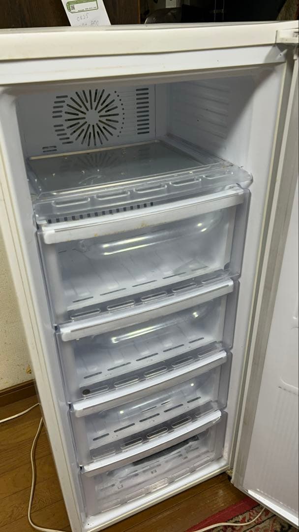 着払い 三菱 MF-U12N-W 冷凍庫 121L ホワイト 2009年製