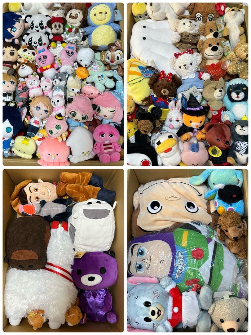 大量 ノンジャンル キャラクターグッズ ぬいぐるみ マスコット 70点以上