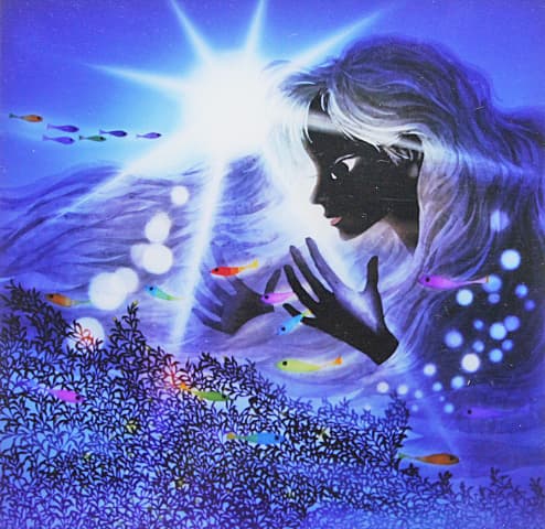 藤城清治 【結衣のうつし絵】 ライトアップアート