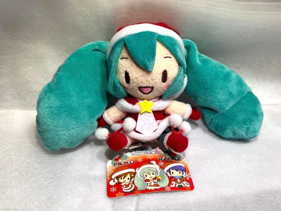 ふわふわキーチェーンマスコット クリスマス 初音ミク 鏡音リン 鏡音レン