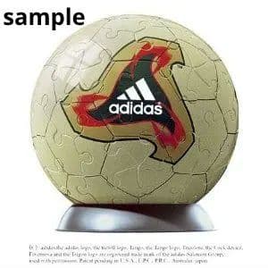 【新品未開封】adidas W杯 サッカーボール　3D パズル 9個 ラック付