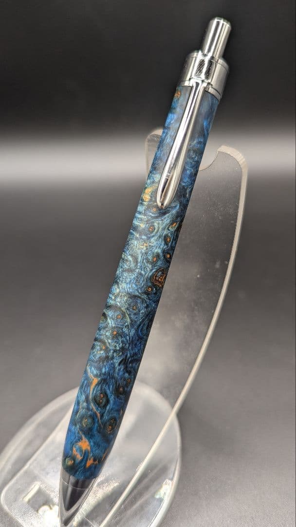 351ペン工房翌檜　スタビライズドウッドバーチバール　木軸シャーペン　ボールペン