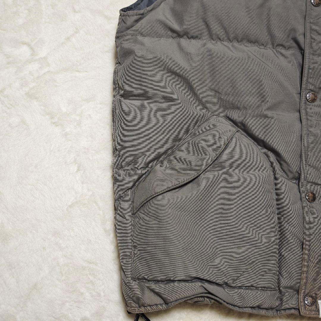 良品✨アベイシングアイプ　ダウンベスト　フェイドグレー