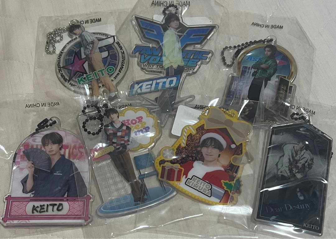 木村慧人　FANTASTICS クリアチャーム　7点　セット　グッズ