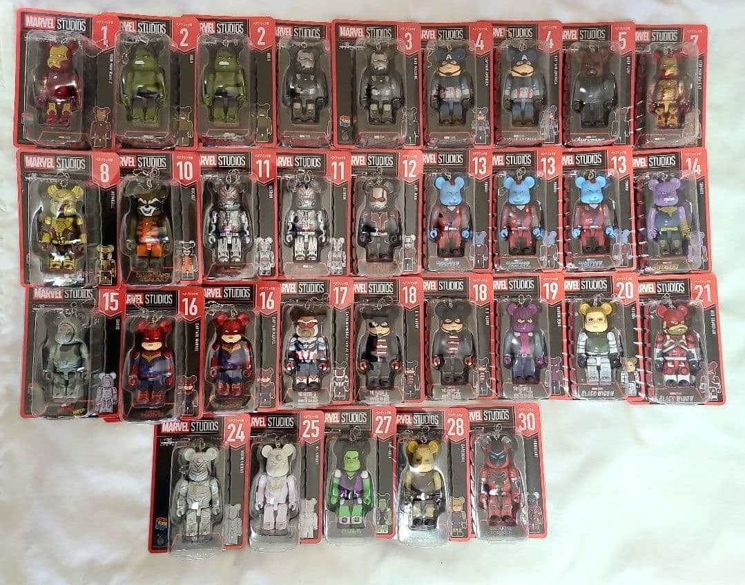 【新品】MARVEL　ベアブリック　Happyくじ