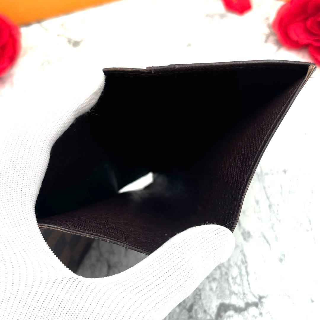 【定価の半額以下】 ルイヴィトン ダミエ ヴィエノワ がま口 折り財布