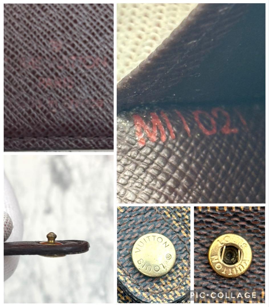 【定価の半額以下】 ルイヴィトン ダミエ ヴィエノワ がま口 折り財布