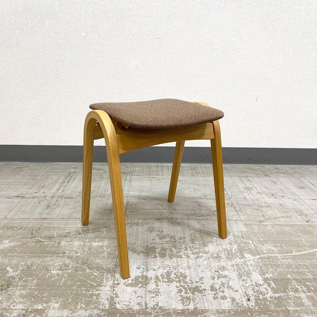 秋田木工 No.202 スツール ナラ材 スタッキングチェア 椅子 2