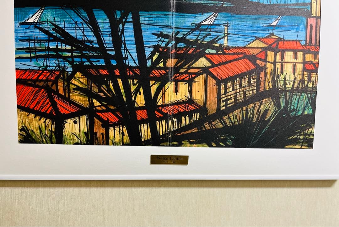 ベルナール・ビュッフェ<小さな海岸> 1979リトグラフ