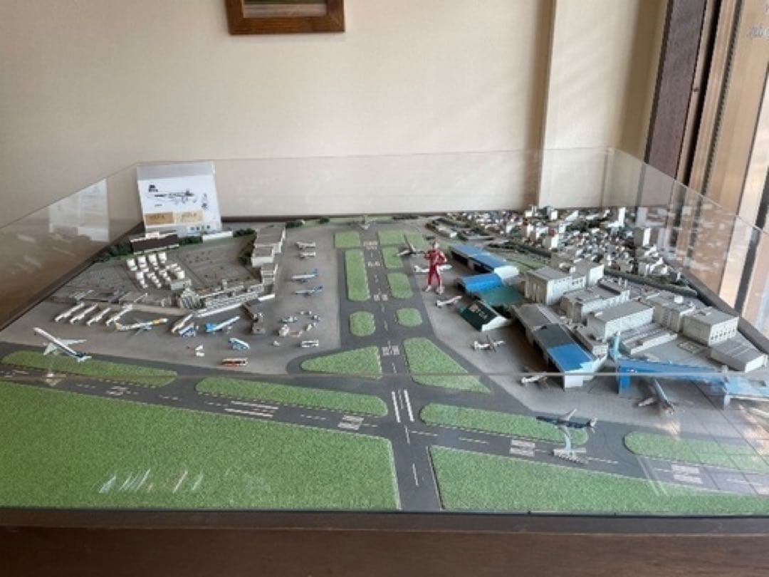 【引取り限定】　ジオラマ模型　昭和の羽田空港