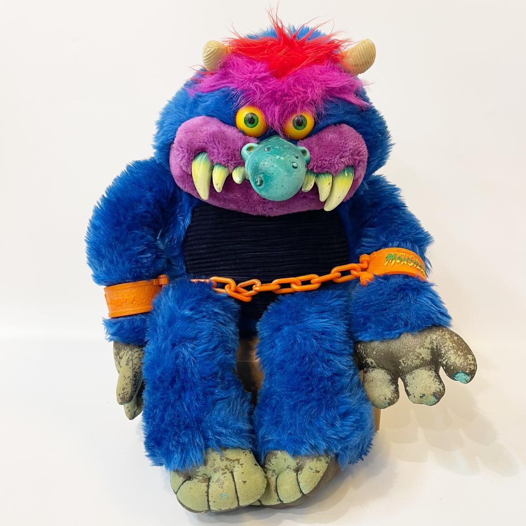 1986年 マイペットモンスター 手錠付き ヴィンテージ ぬいぐるみ