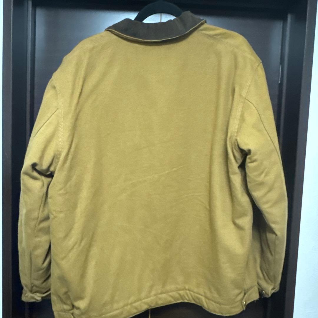 carhartt コーデュロイ襟 ブラウンジャケット L