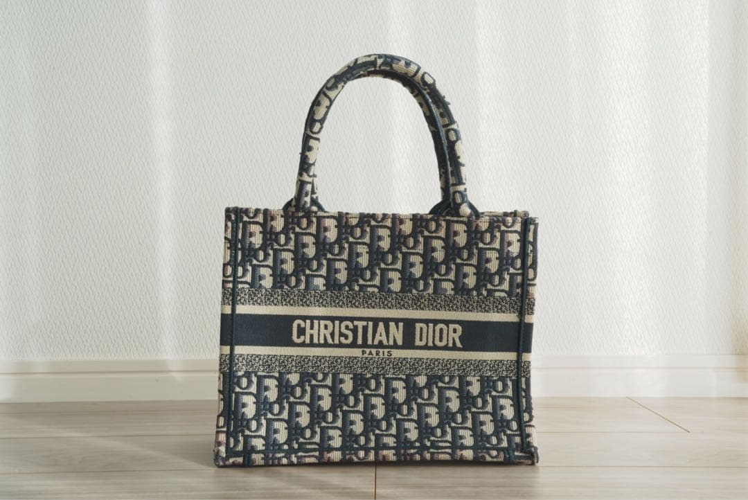 Christian Dior バッグ ネイビー/ベージュ