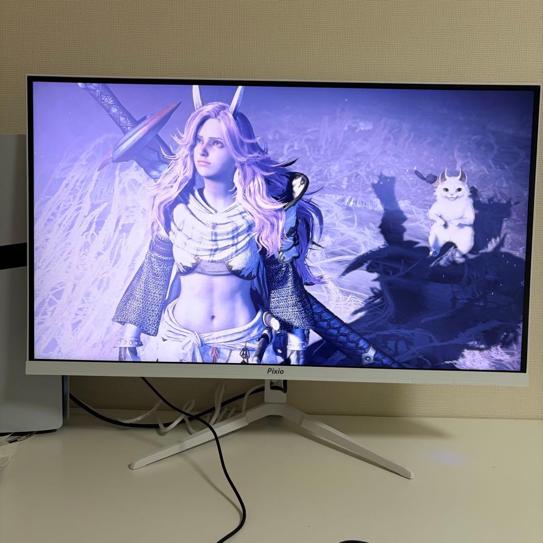 25/11/13購入 PX27U WAVE White 160Hz 4K IPS