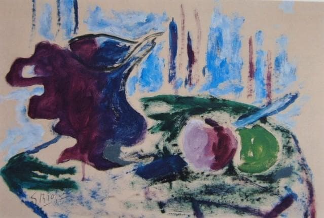 ジョルジュブラック【Pichet et Pommes sur la Table】