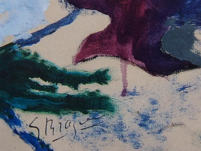 ジョルジュブラック【Pichet et Pommes sur la Table】