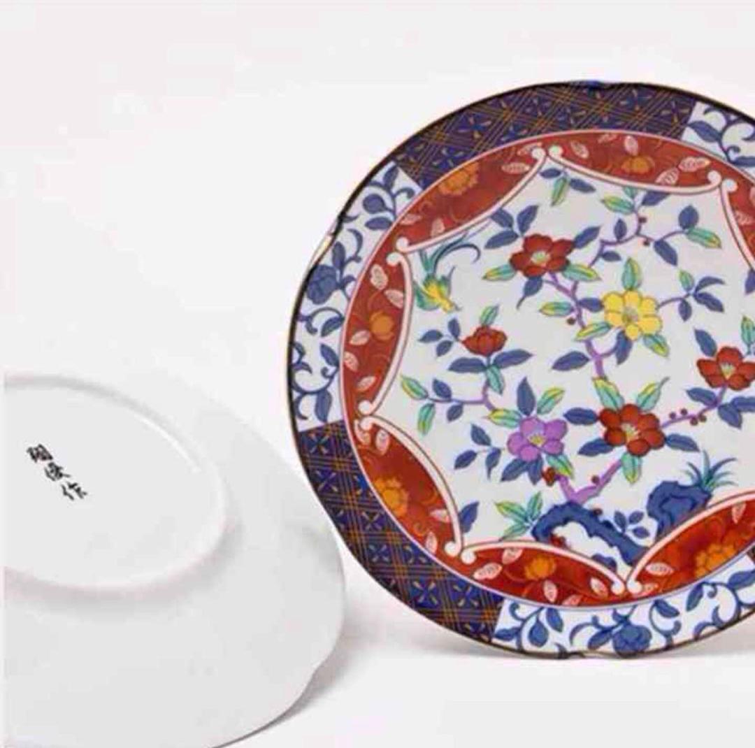 天王窯 翔優作 京友禅 珈琲碗皿揃 5客