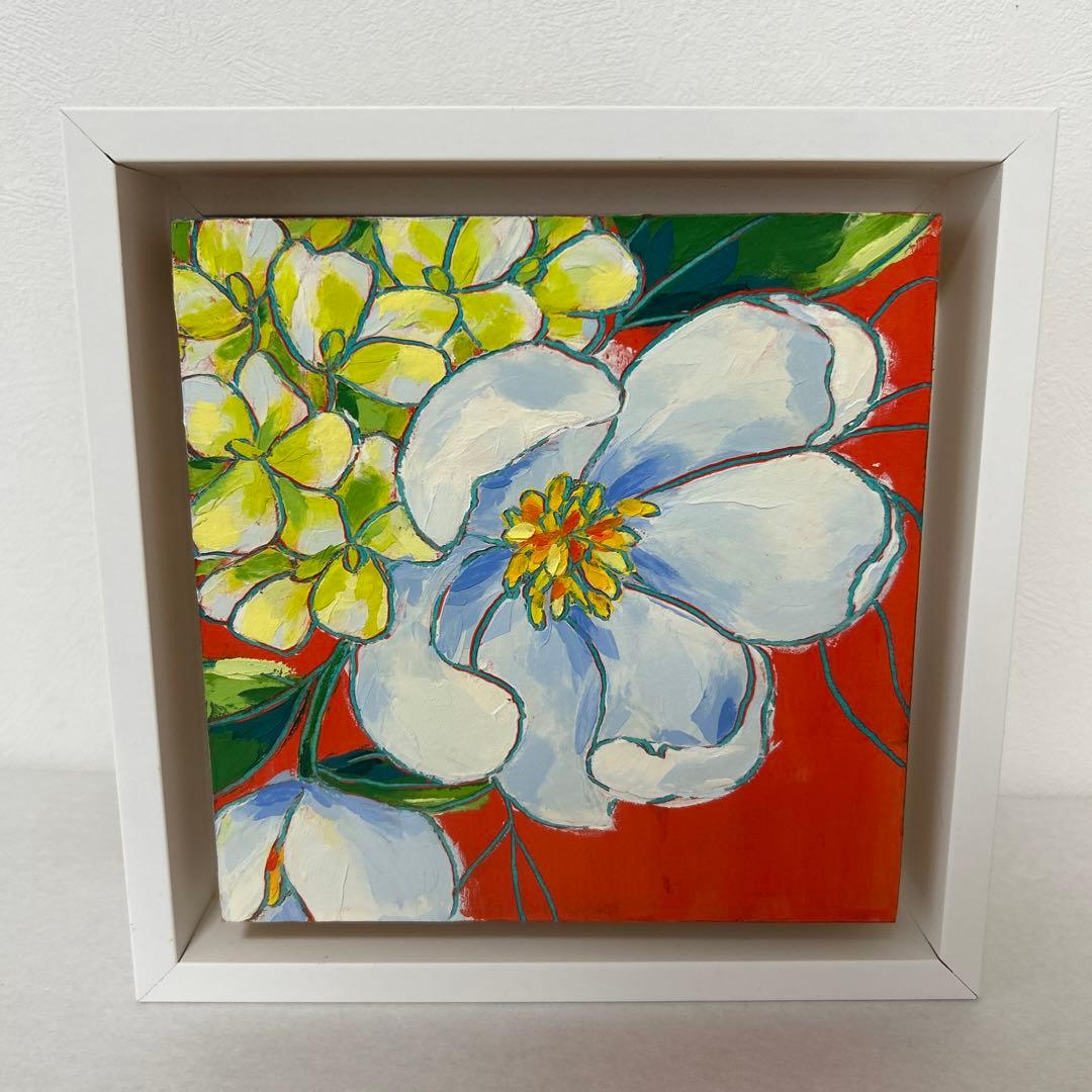 絵 花 フラワー アート 海外作家 2点