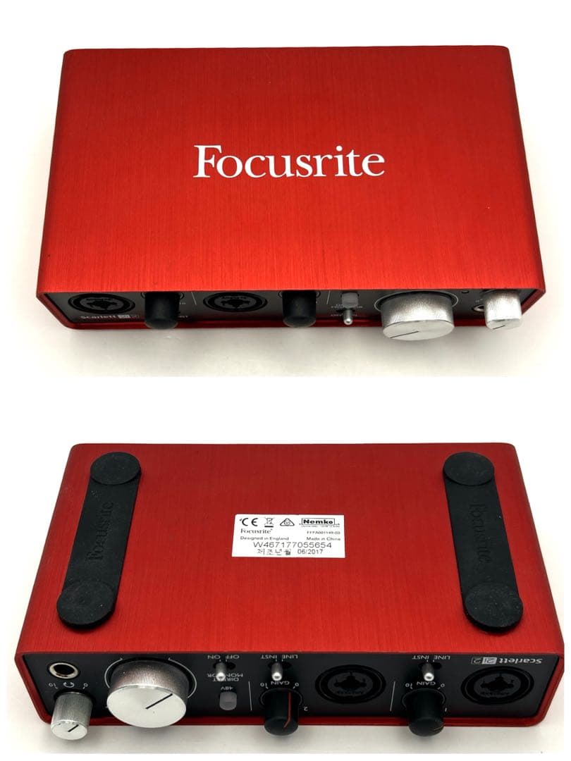 Focusrite Scarlett 2i2 オーディオインターフェイス　美品